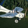 StarksTaube01  Dick & Sharon Starks' Rumpler Taube with the Culver 96 X 60 prop on a Valley Engineering 2276 cc Series Two VW/PSRU firewall forward engine package.